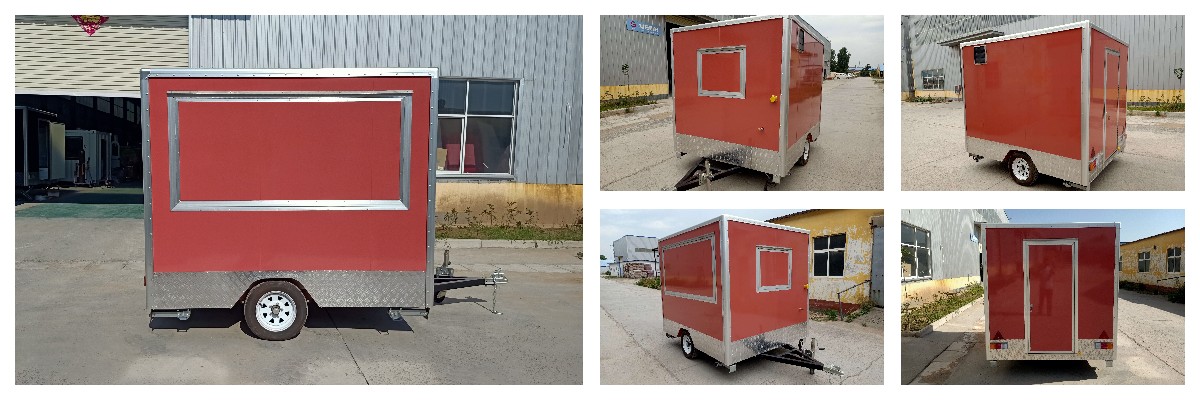 small mobile food cart trailer for sale
